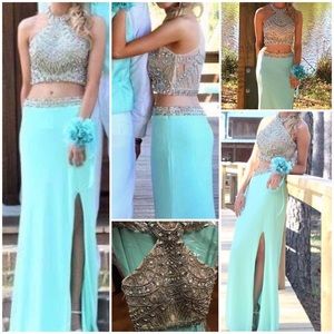 2 Piece Prom Dress